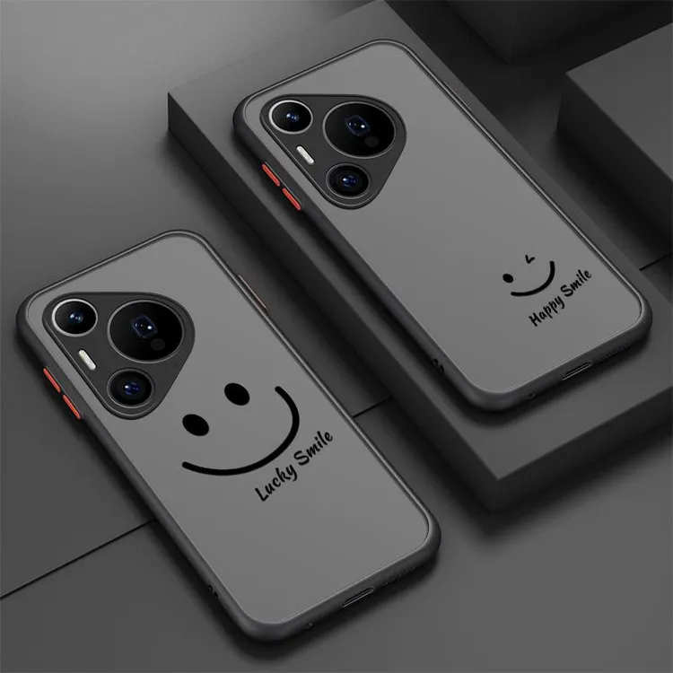 lucky笑脸适用华为Pura70手机壳Pura70Pro磨砂肤感70Ultra防摔男