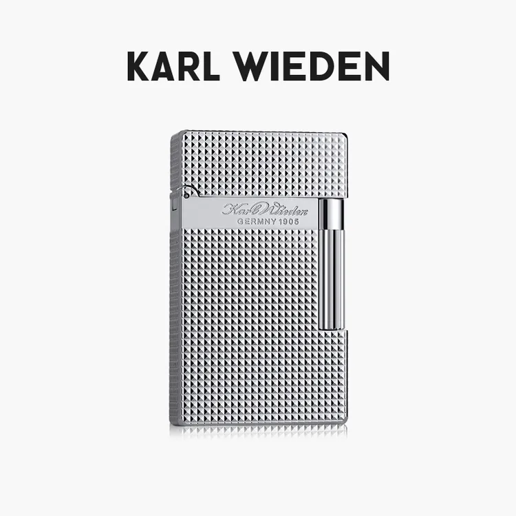 巴黎钉-KW卡尔威登煤油打火机侧滑点火黄铜朗声机高档钢琴音火机