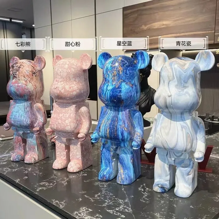 轻奢网红暴力熊存钱罐客厅电视柜摆件乔迁暴力熊特大号大型储钱罐