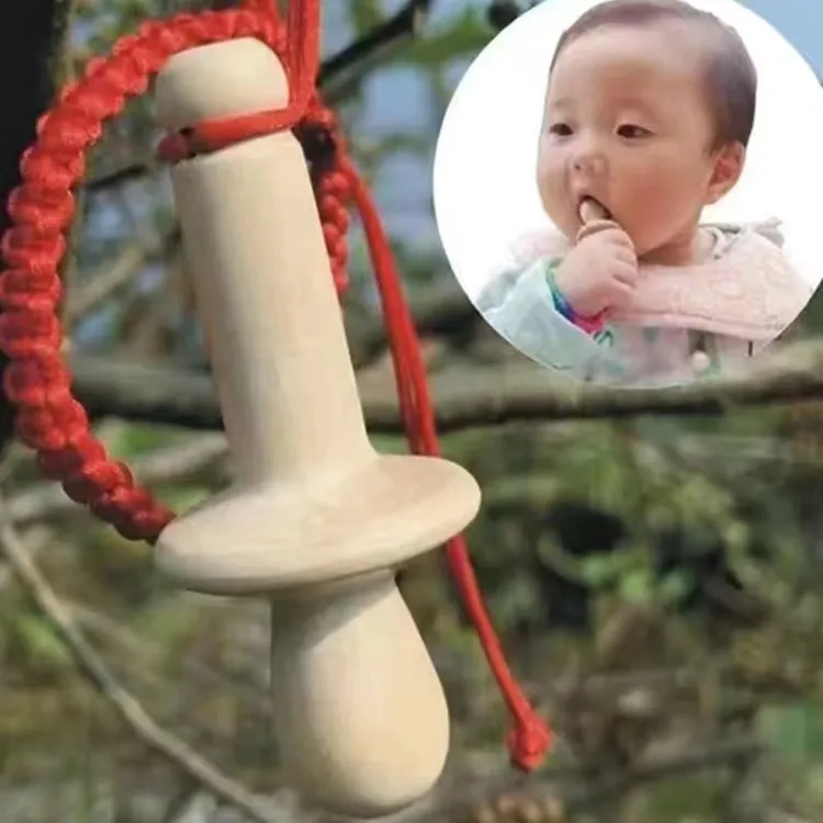 婴儿儿童磨牙棒3-6-18月长牙期天然牙胶原木口腔抓握花椒木舒适
