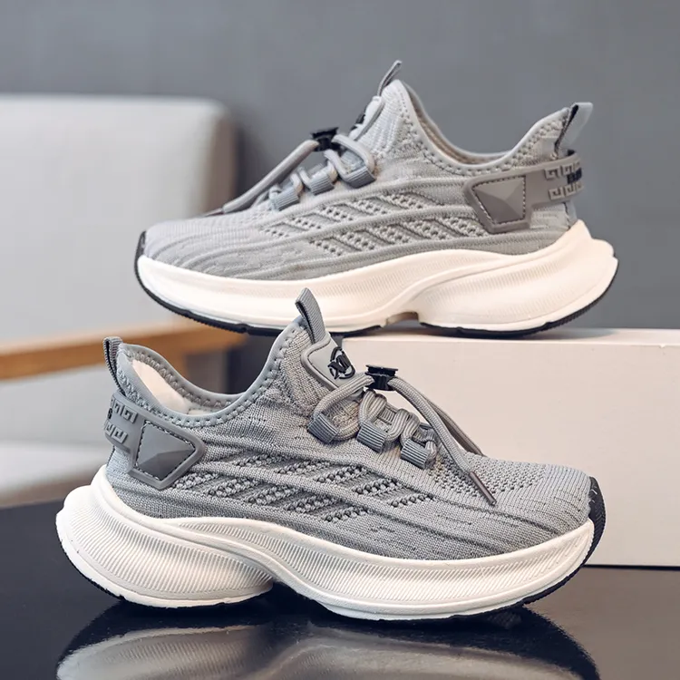 男童运动鞋2024新款春秋潮网面透气中大童小男孩儿童童鞋女童鞋子