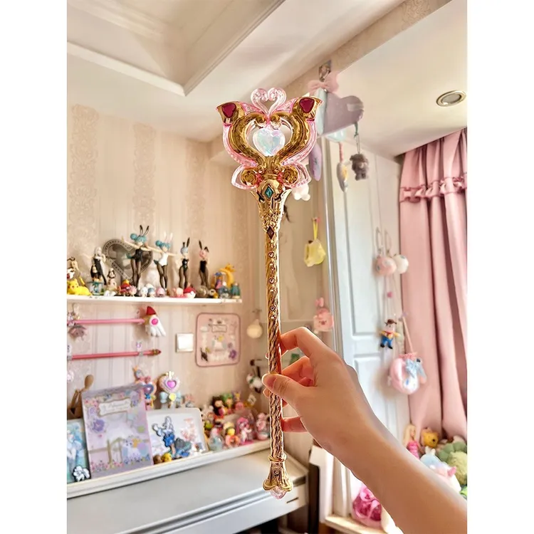 巴啦啦小魔仙变身器发光15周年纪念版魔法棒变身发光过家家玩具