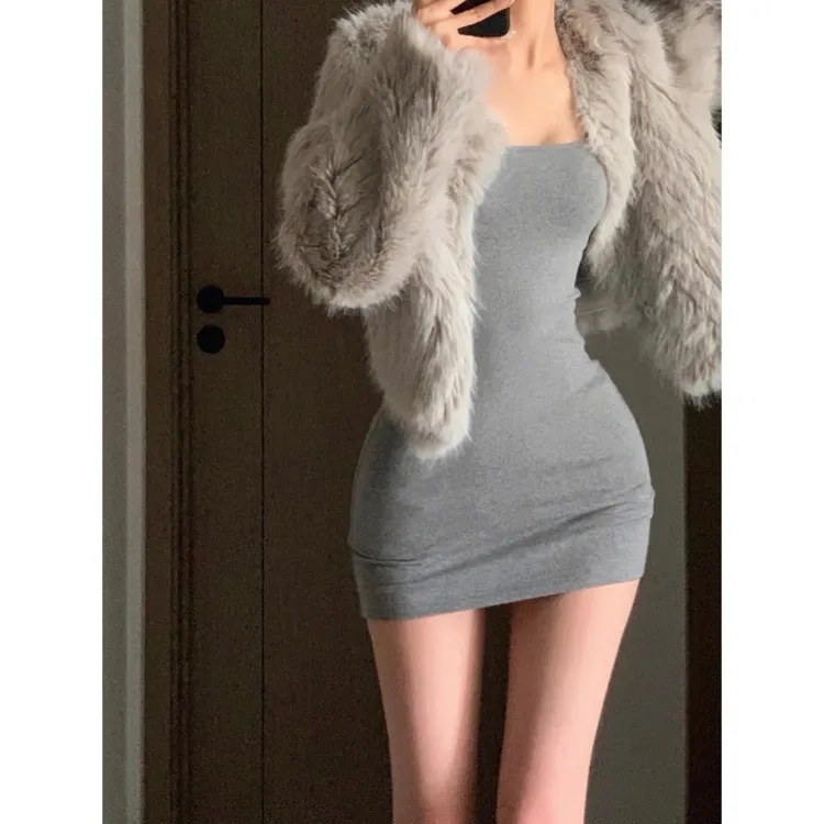 CIAOKISS·【曲线杀手】辣妹气质修身显瘦性感纯欲风包臀裙连衣裙