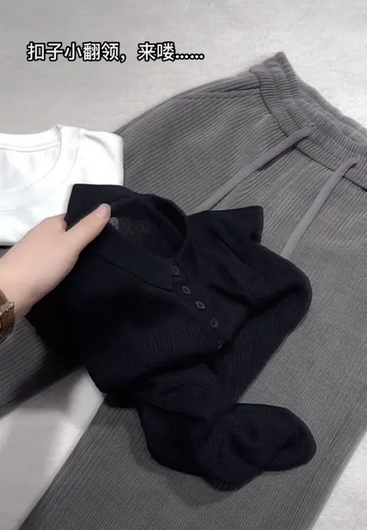 米蓝家名殿扣子小翻领短袖079