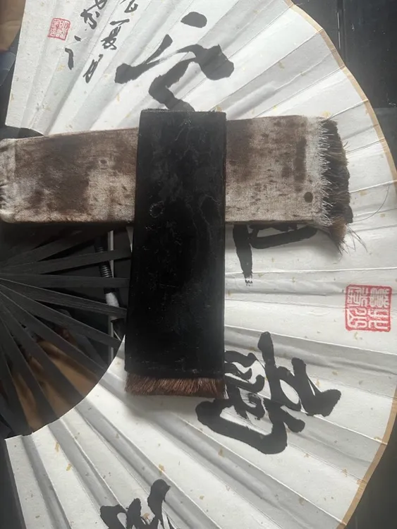 大漆牛尾刷手工制作长20宽7公分户外随身小工具