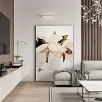 现代简约客厅落地装饰北欧沙发背景墙壁挂画竖版玄关大客厅挂画