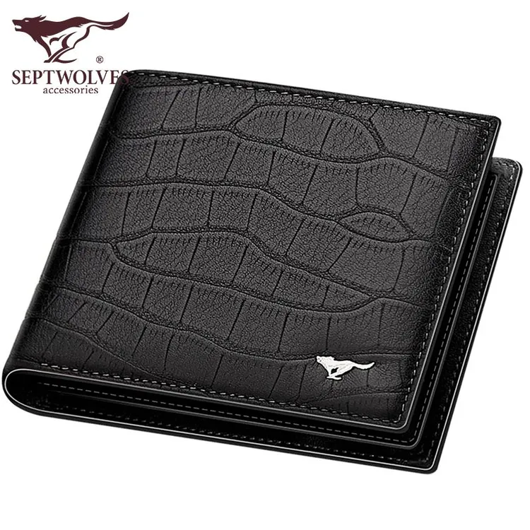 七匹狼钱包男士可放驾驶证行驶证真真皮三折卡包带驾照一体包高档