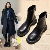 秋冬加绒马丁靴女2025新款切尔西靴英伦风显瘦瘦靴短靴女加绒靴子