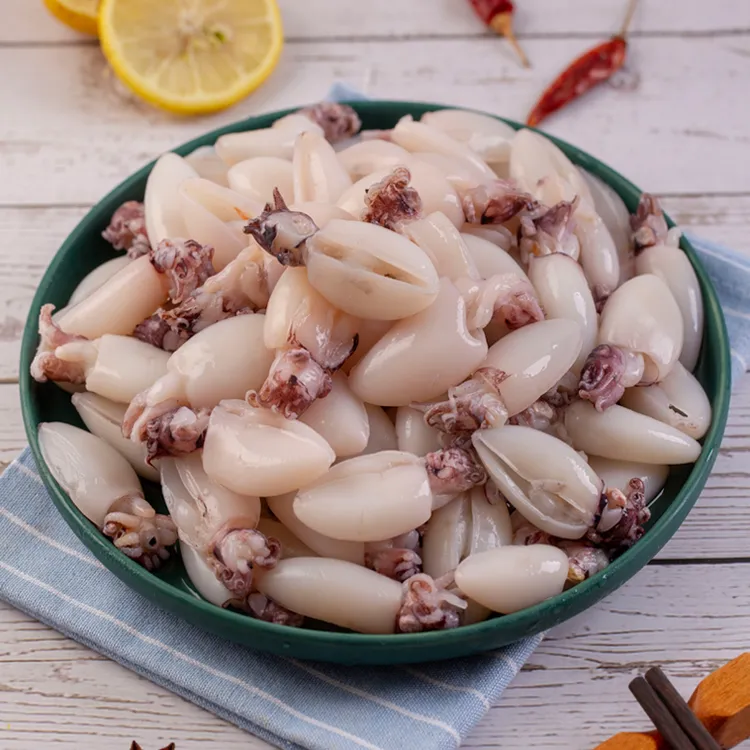免清理小墨鱼仔新鲜目鱼仔生鲜冷冻商用火锅捞汁海鲜墨斗鱼 4斤