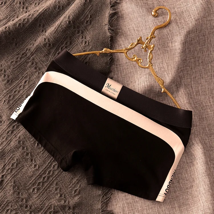 2025新款高档男士内裤男款纯色棉质平角裤男生爆款高端四角短裤头