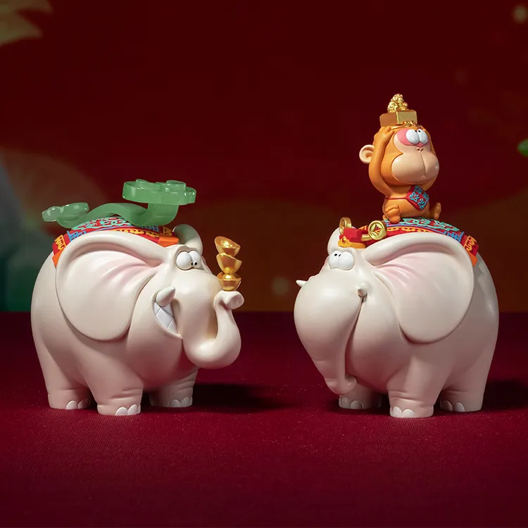 欢喜小将《封侯拜相》《吉祥如意》pu材质玄关摆件长辈乔迁新居礼物