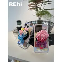 Rehi 郊野餐桌x一束鲜花哒磁吸手机支架magsafe保护壳小众ins