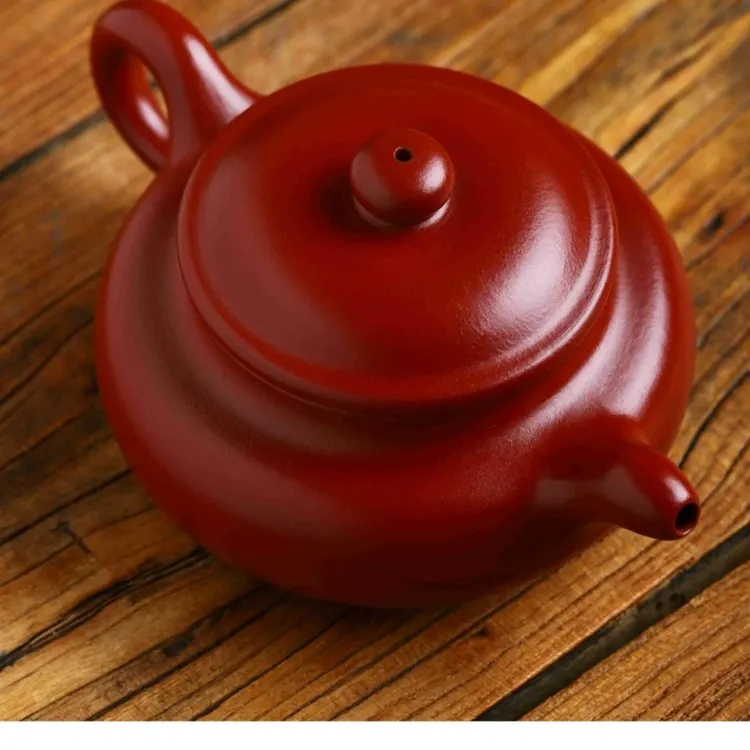 大红袍茶壶宜兴原矿紫砂壶中式仿古壶家用泡茶壶 茶具礼品240cc