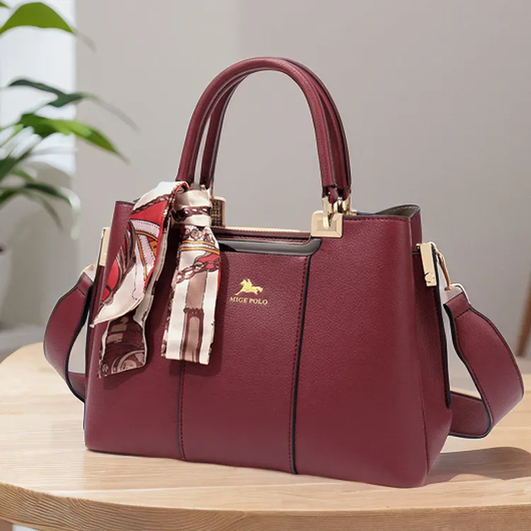 真皮女包中年妈妈包2024新款爆款大容量女士托特包牛皮斜挎手提包