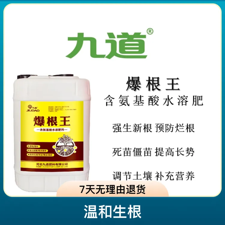 九道 爆根王 含氨基酸水溶肥生根壮苗促生长