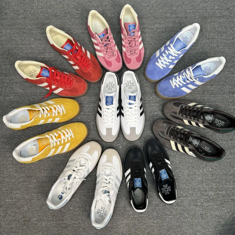 2024新款德训情侣鞋百搭休闲潮鞋舒适轻便运动鞋