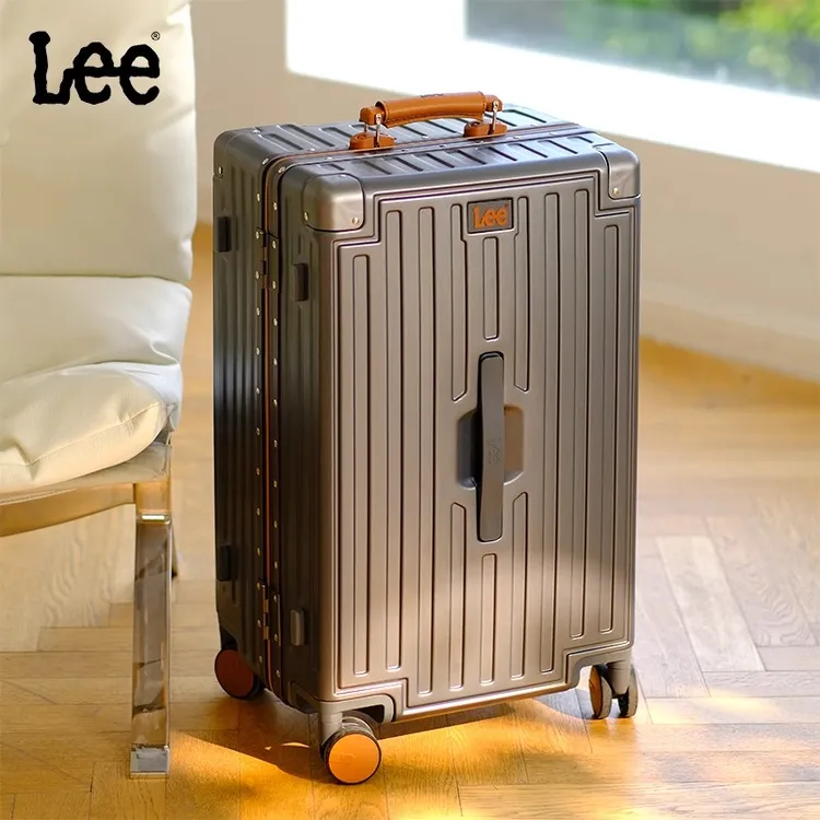 Lee【升级款】大容量行李箱铝框拉杆箱24寸旅行箱登机高档20寸男女