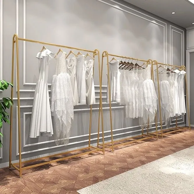 婚纱架影楼展示架高档落地式婚纱挂衣架旗袍礼服货架服装店展示架