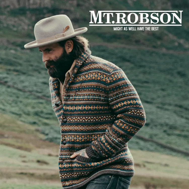 MT.Robson费尔岛重磅绵羊毛开衫青果领外套夹克毛衣美式复古厚款