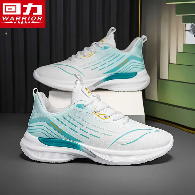 Warrior/回力男鞋运动鞋2025秋冬新款皮面休闲防水潮流减震跑步鞋