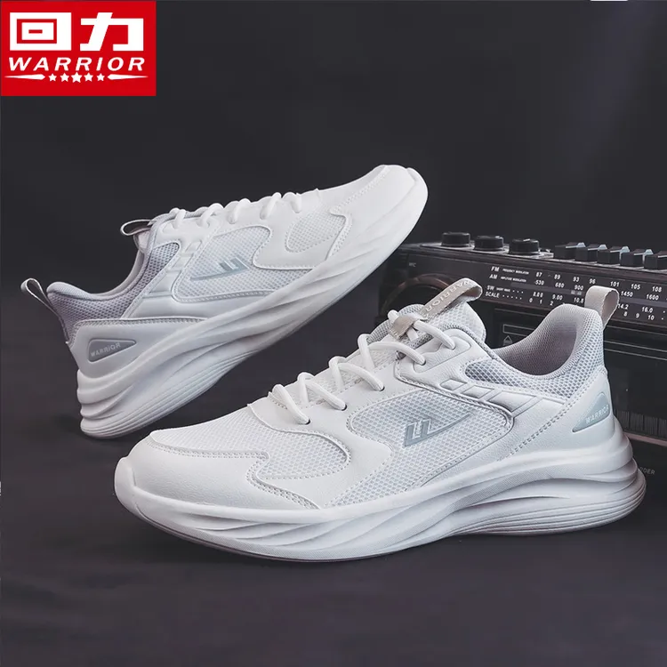 Warrior/回力男鞋透气网面鞋2025春季新款运动鞋休闲鞋子百搭跑鞋