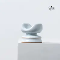 龙泉 金有光手作 青瓷《君则》系列 月白釉 雪茄托 笔架 置物托