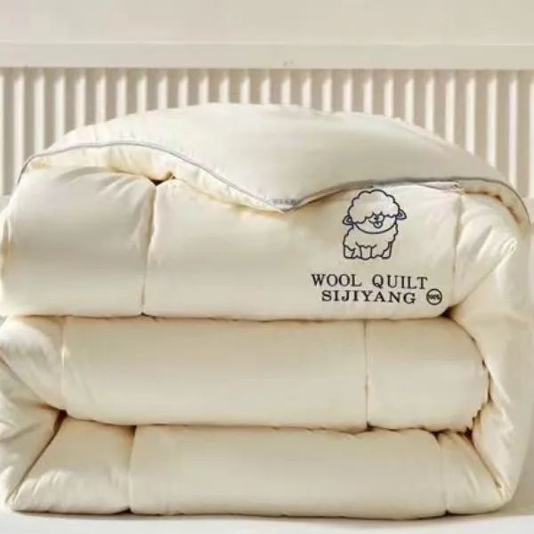 100%澳洲羊毛被学生宿舍单人亲肤加厚秋冬被毛被子