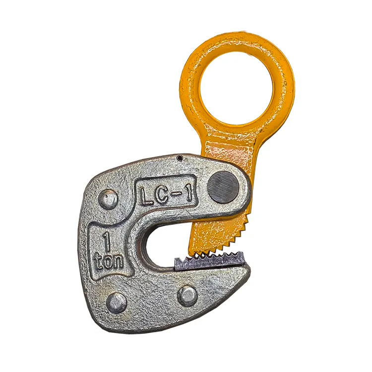 LC横吊钢板起重吊钳模锻平吊夹钢板钩日式钢板夹钳整体锻造C型夹