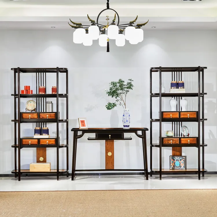 yuyuanju/雨源居1.98*100*36雨源博古架（一对）