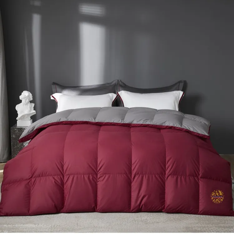 高档95%匈牙利玛加尔白鹅绒高端舒适绒被结婚婚庆被芯被【黄一恒】