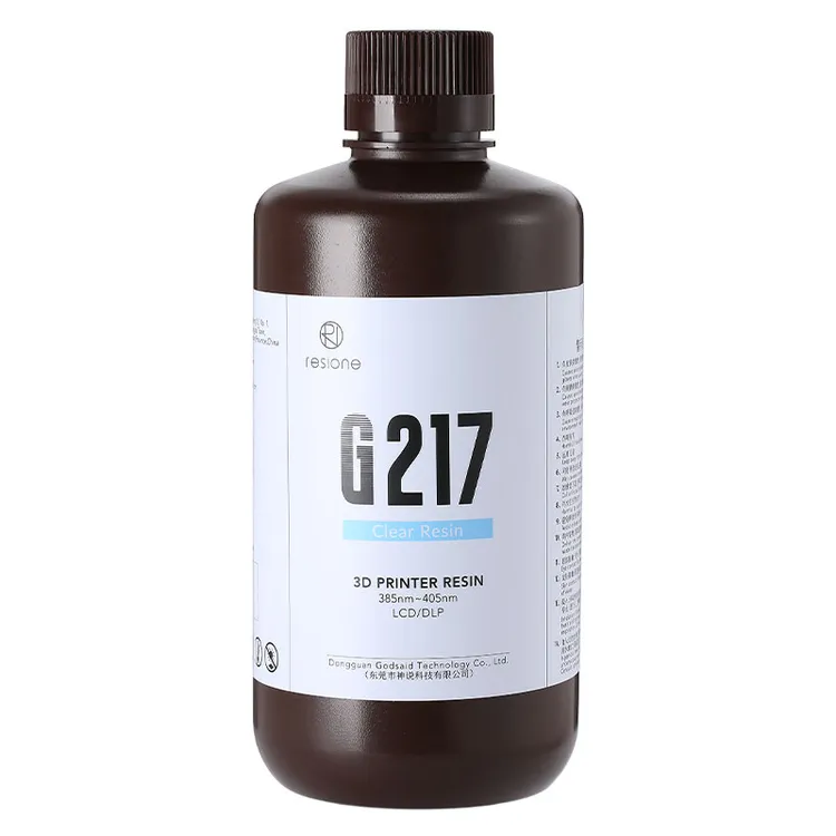 Resione/G217LCDDLP纯透明原型光敏树脂405nm光固化3D打印机耗材