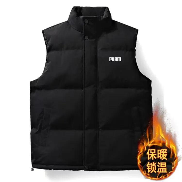 (专柜正品)2024新款羽绒棉马甲男女同款保暖背心秋冬季棉衣外套