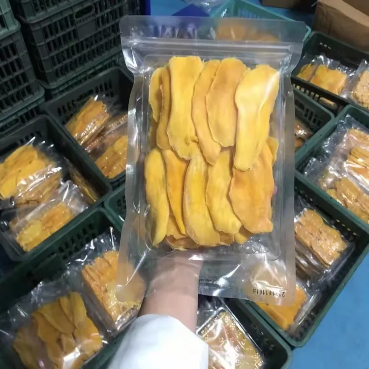 【休闲列车小袋芒果干】8A级越南口味芒果干厚切无丝片芒果干果脯