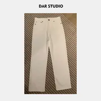 DAR STUDIO 深圳货 【小白牛】 秋季新款小版显瘦百搭牛仔裤86217
