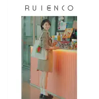 RuienCo.艺术家联名小鹿袜 7A抗菌消臭精梳棉罗纹肌理绣花袜子