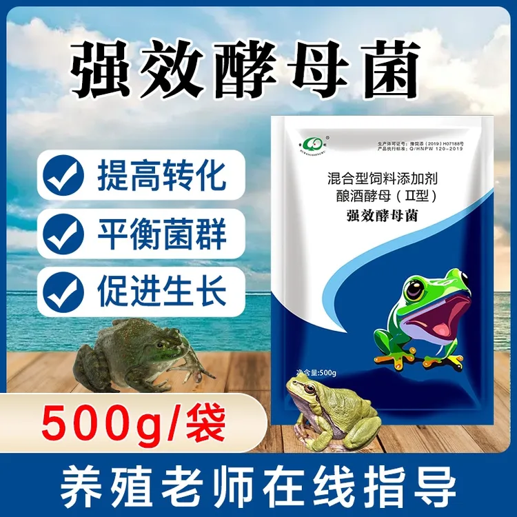强效酵母菌提高饲料转化率促进蛙类生长水产养殖