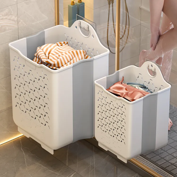 脏衣篓家用洗衣篮壁挂可折叠卫生间洗澡放脏衣服收纳筐桶浴室神器