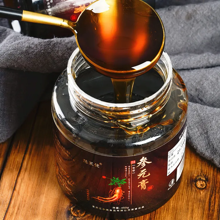 陈果佬 参元膏糖清凉薄荷味 古法熬制泡水直接食用参元膏450克