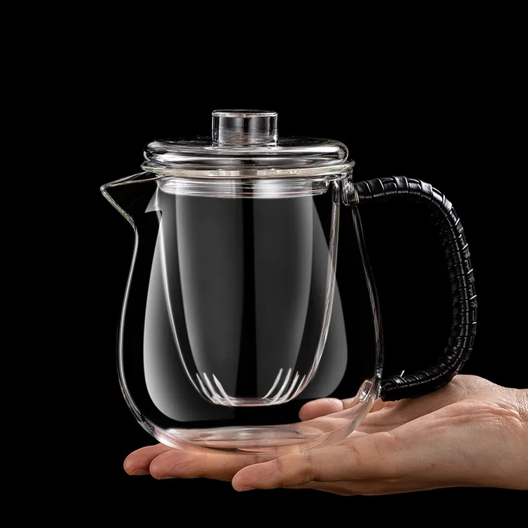 耐热全玻璃冲茶器泡茶壶耐高温花茶三件杯单壶日式茶水分离煮茶壶