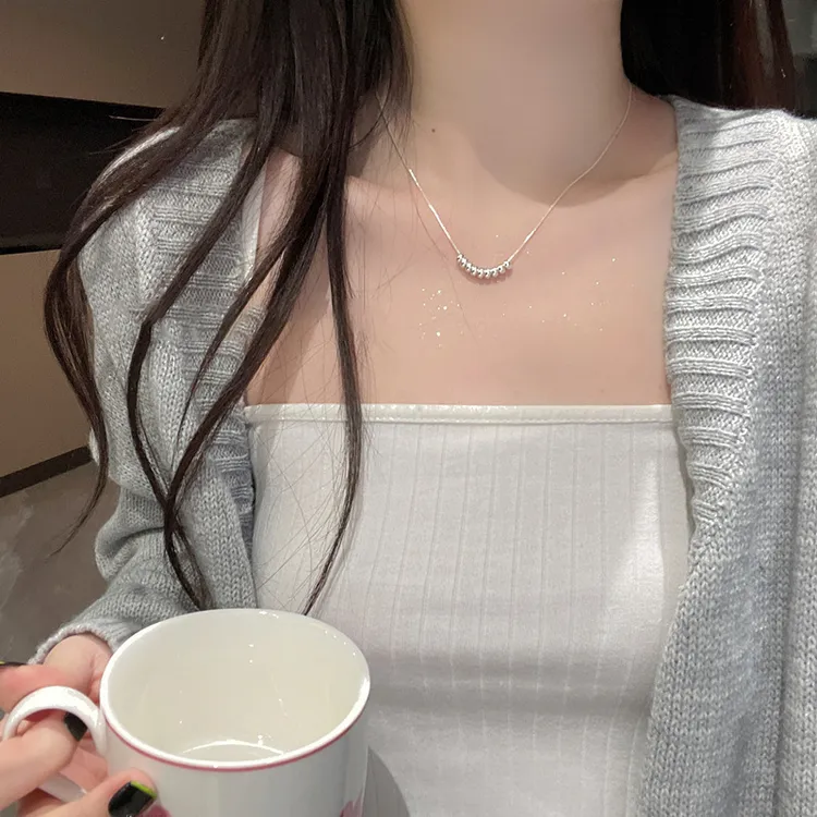韩版小众项链女ins小众设计感轻奢高级感简约锁骨链条