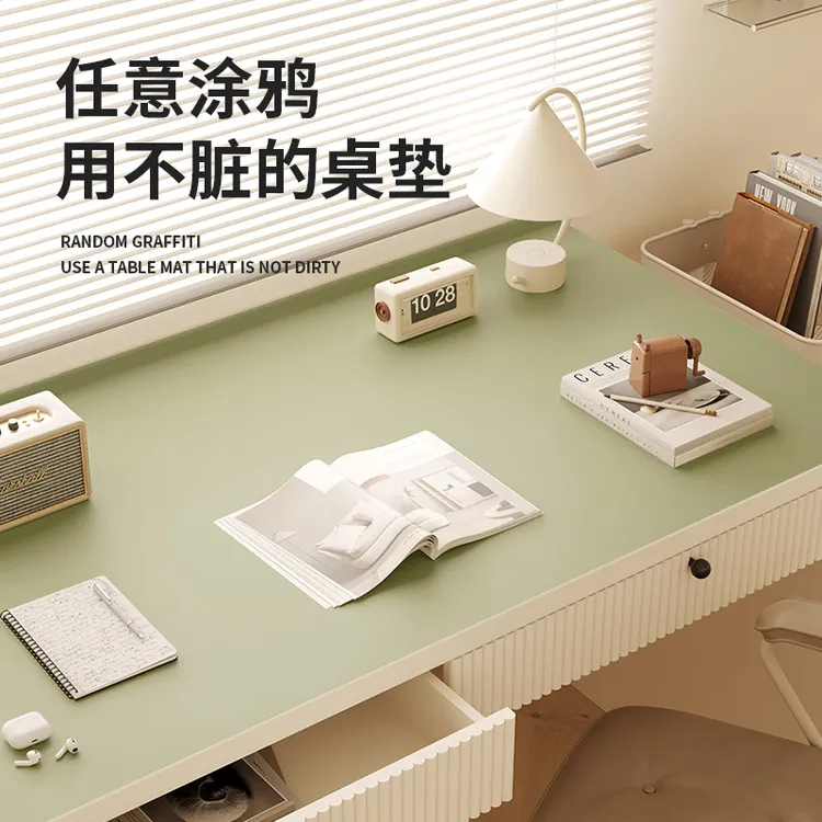 【真硅胶】冬季护眼书桌垫防水可擦洗学习桌垫超大号电竞办公鼠标垫