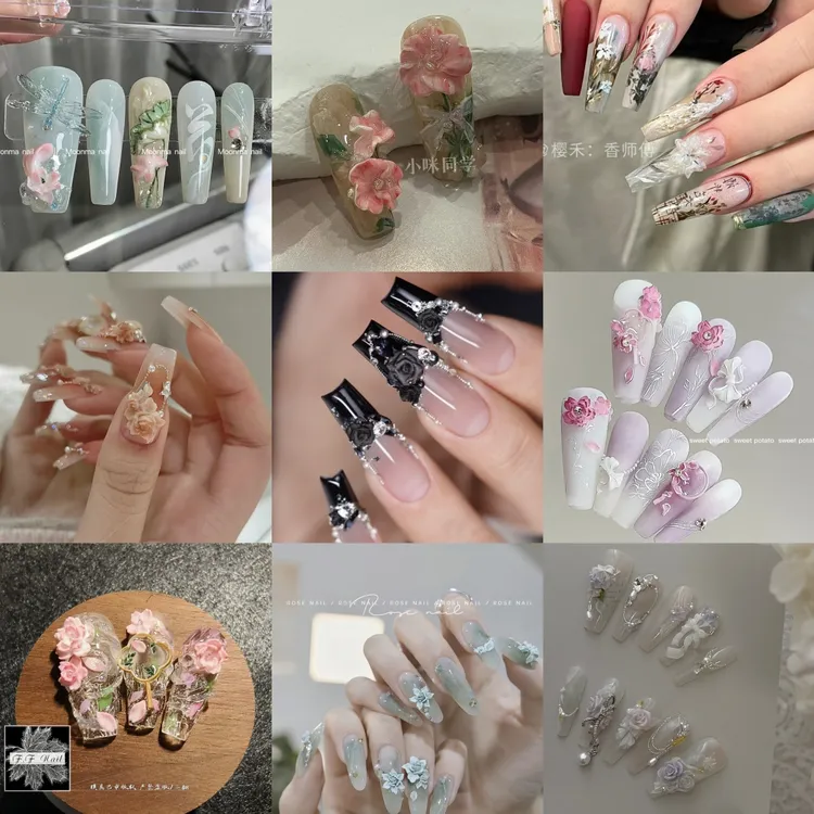 【F.F枫枫美甲模具】花卉/蝴蝶/蝴蝶结/仙合集 均已申版权盗版必究