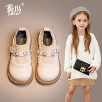 女童皮鞋儿童2024年新款春秋款软底中大童皮鞋小女孩单鞋233563