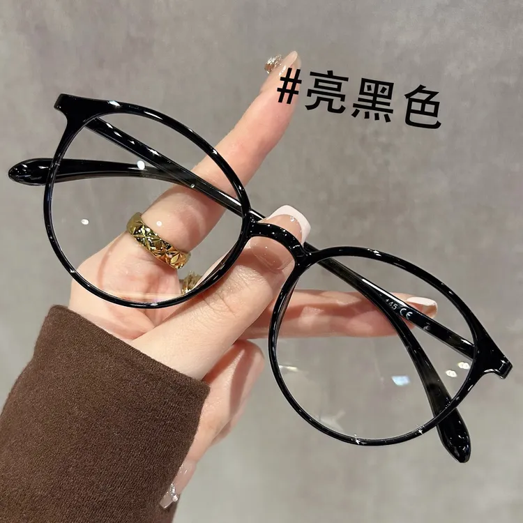 超轻复古茶色眼镜女冷茶色可配度数小脸专用素颜神器学生眼睛框架