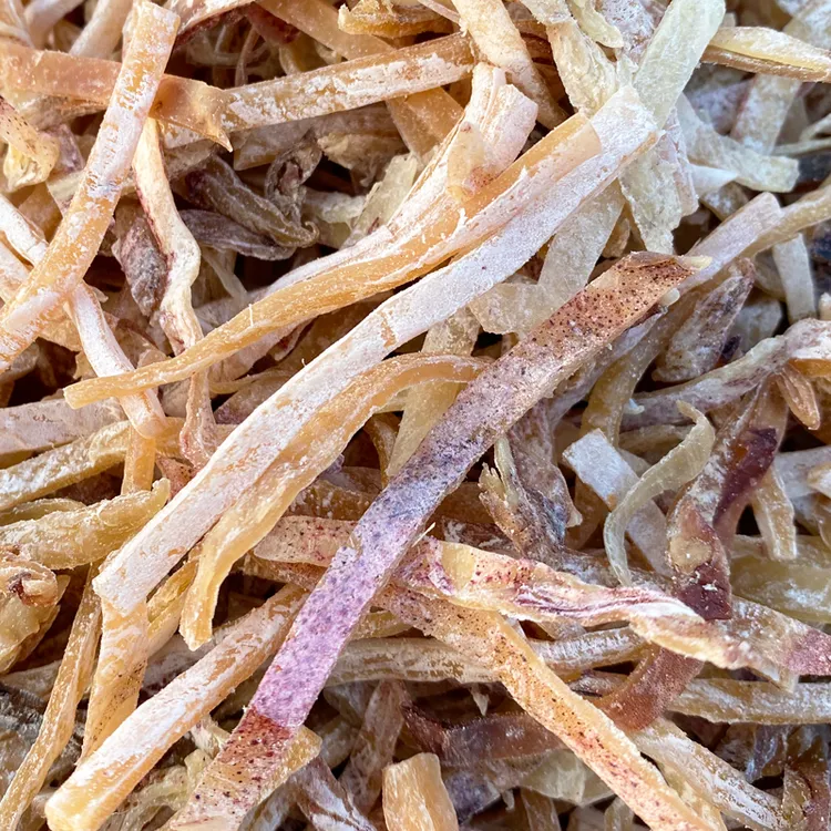 广东本港鱿鱼干 鱿鱼丝 微咸鱿鱼干切条 炒菜增香 潮汕干货特食用