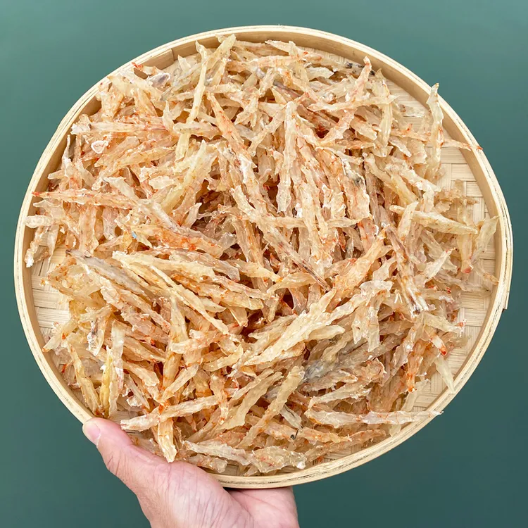 汕尾马宫渔民自晒明虾条淡晒野生海虾肉 明虾脯 潮汕干货特产食用