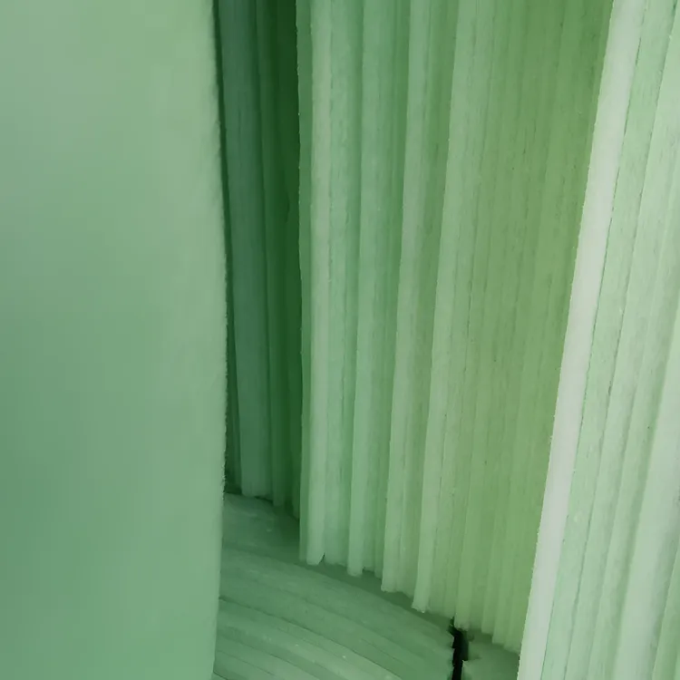 任晟厂家环保中效空气过滤绿白棉无纺布自动工业防尘过滤标准净化