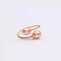 非金属仿珍珠戒指 戒指 j965小众轻奢