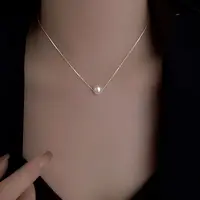 铜合金项链 小众x372 亚克力