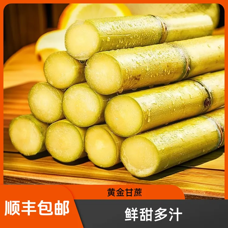 【顺丰包邮】广西黄金甘蔗新鲜爽口汁水多汁清甜产地种植发货